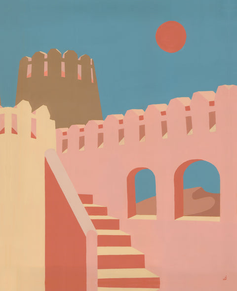 Liwa Castle print